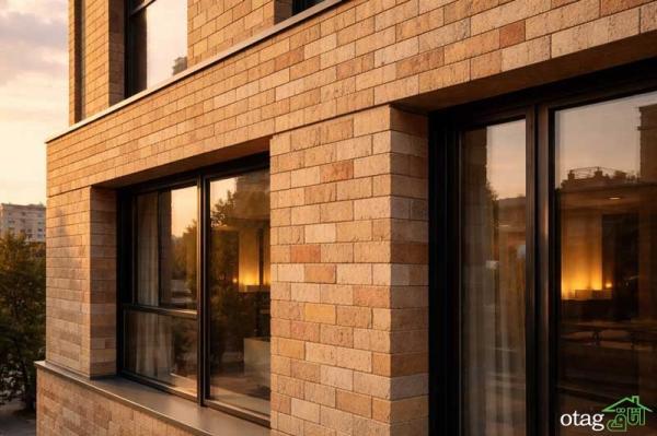 تکنیک های طراحی نما با آجر نسوز